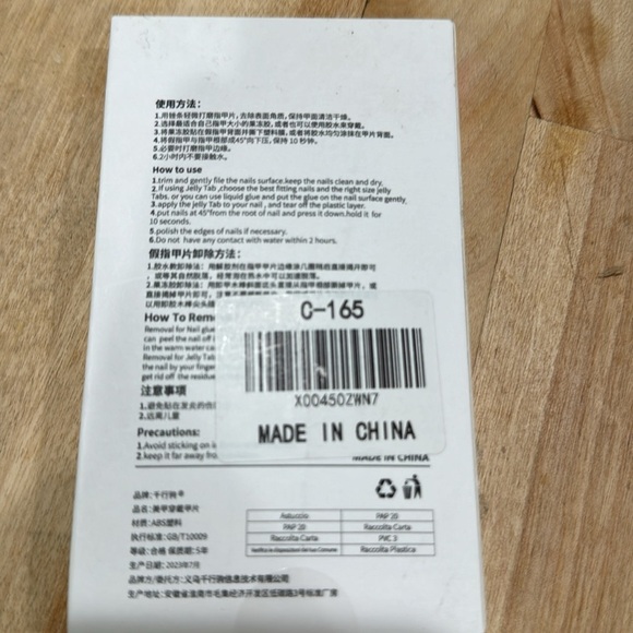 French Tip Press On Toe Nails Pink Butterfly - Picture 3 of 3